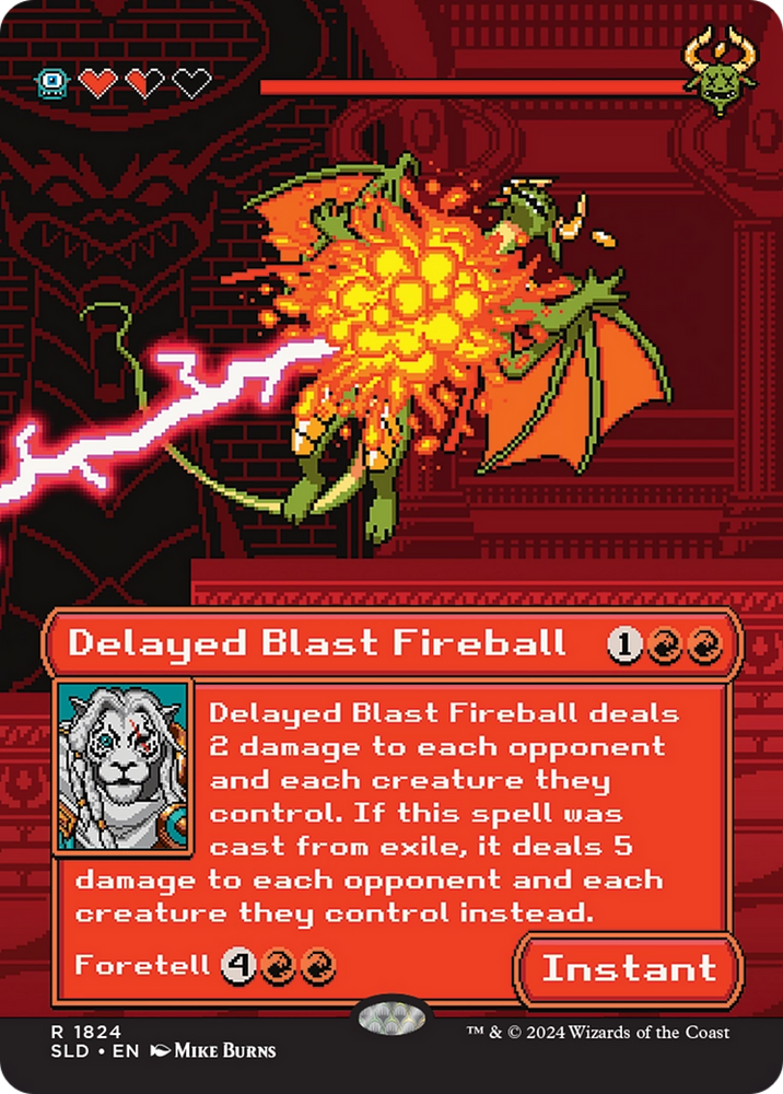Delayed Blast Fireball (Rainbow Foil) [Secret Lair Drop Series] Magic: The Gathering