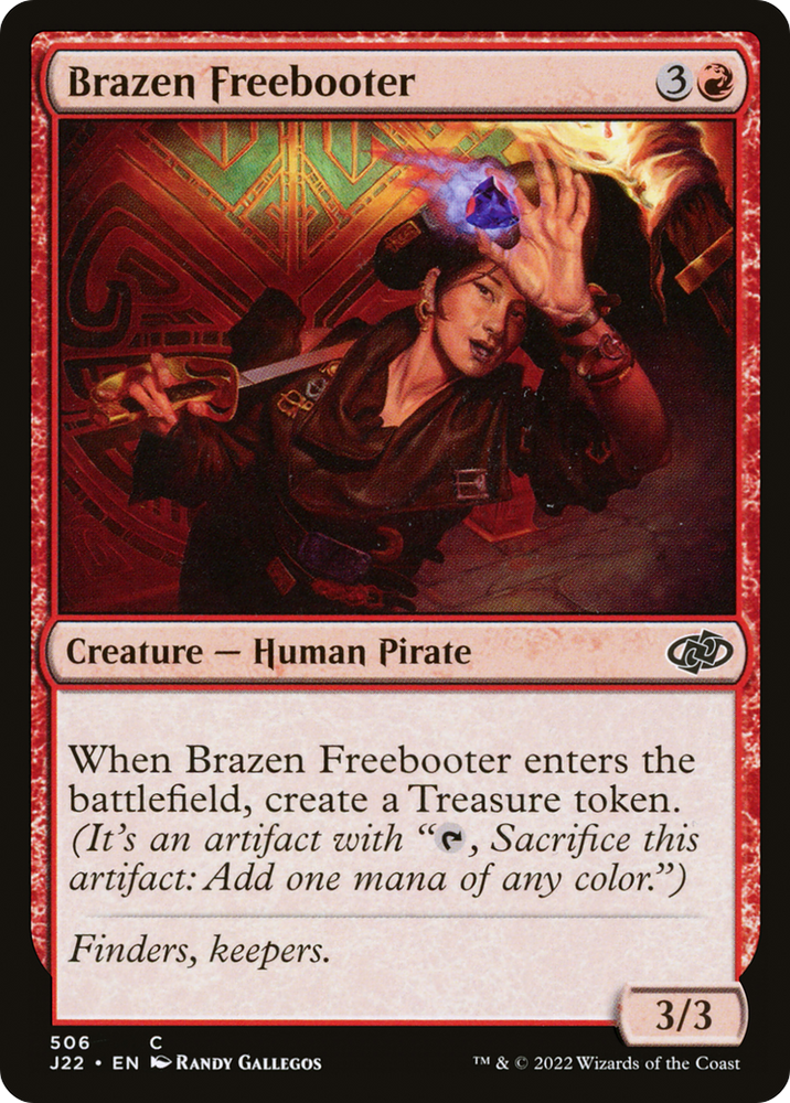 Brazen Freebooter [Jumpstart 2022] Magic: The Gathering