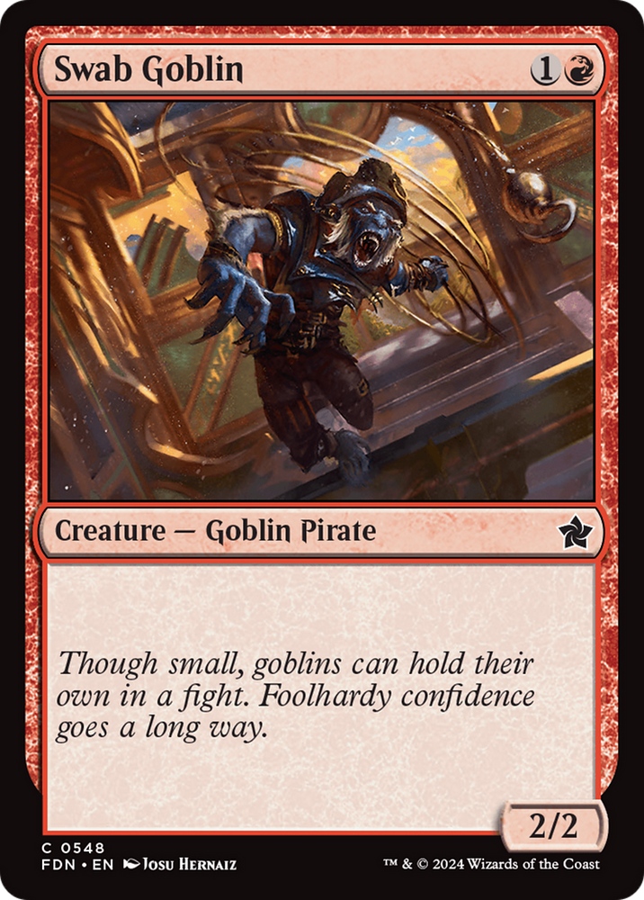 Swab Goblin [Foundations] Magic: The Gathering