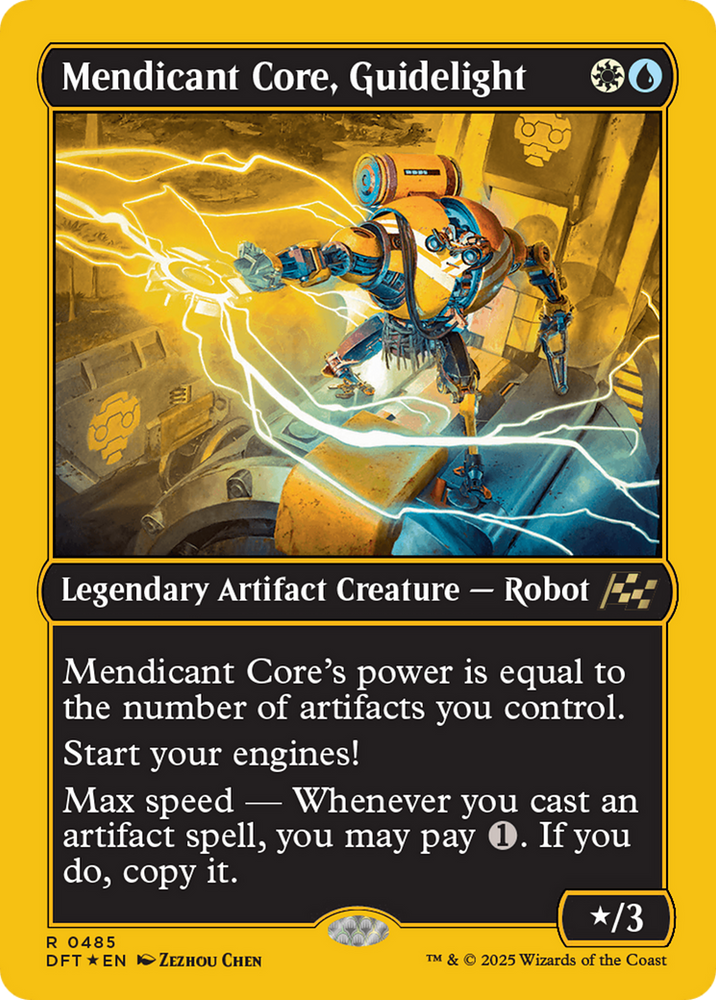 Mendicant Core, Guidelight (First-Place Foil) [Aetherdrift] Magic: The Gathering