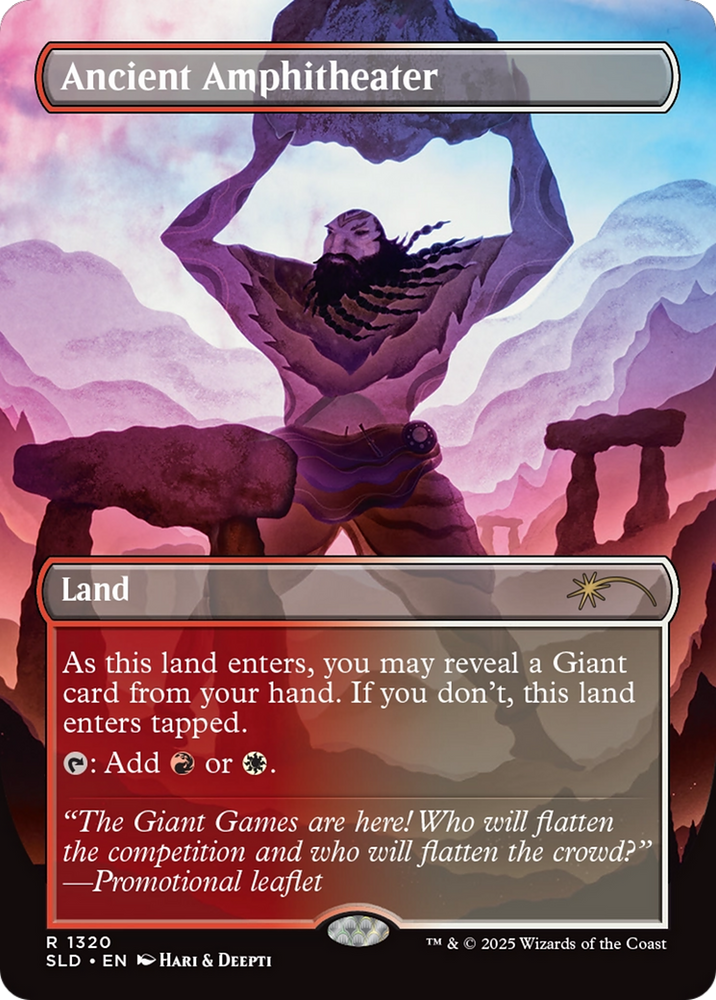 Ancient Amphitheater (Rainbow Foil) [Secret Lair Drop Series] Magic: The Gathering