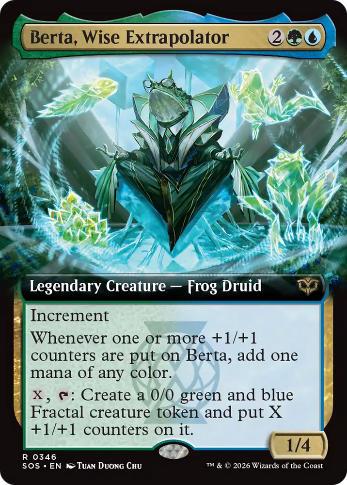 Berta, Wise Extrapolator (Extended Art) [Secrets of Strixhaven] Magic: The Gathering