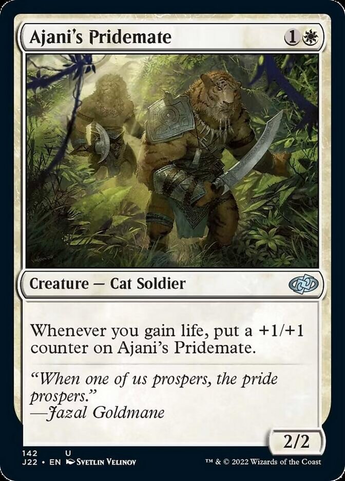 Ajani's Pridemate [Jumpstart 2022] Magic: The Gathering
