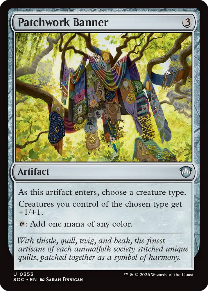 Patchwork Banner [Secrets of Strixhaven Commander] Magic: The Gathering