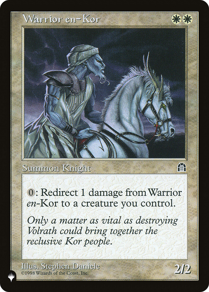 Warrior en-Kor [The List] Magic: The Gathering