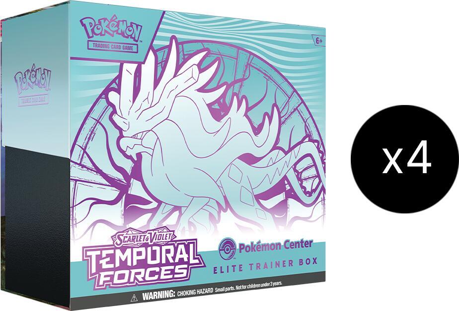 Scarlet & Violet: Temporal Forces - Elite Trainer Box Case (Walking Wake) (Pokemon Center Exclusive) Pokémon