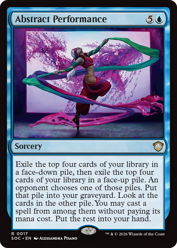 Abstract Performance [Secrets of Strixhaven Commander] Magic: The Gathering