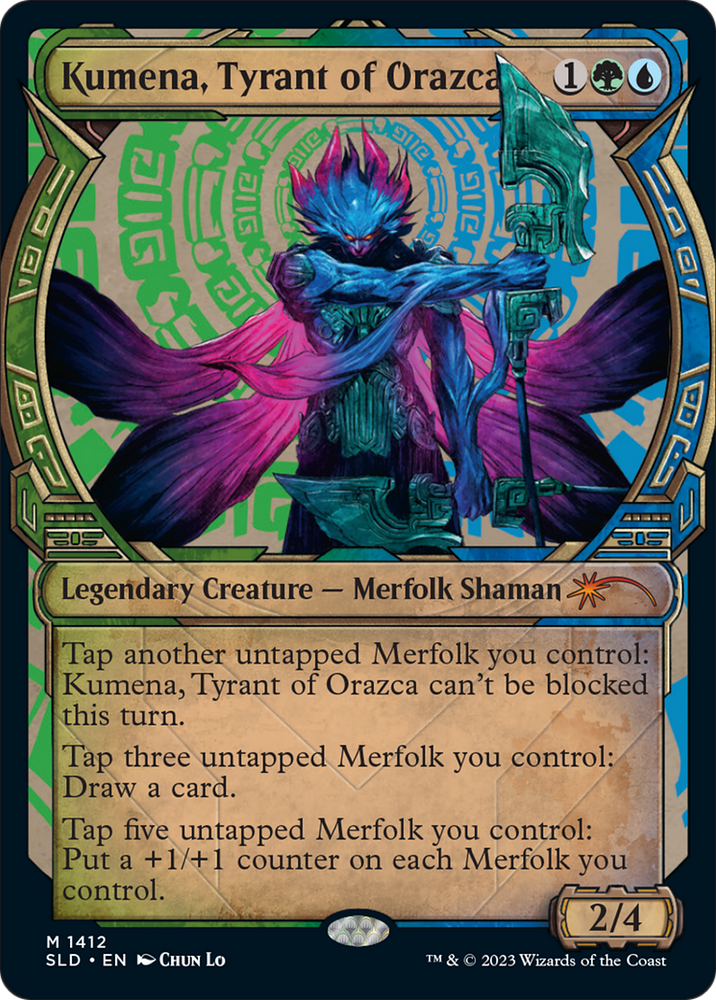 Kumena, Tyrant of Orazca (Rainbow Foil) [Secret Lair Drop Series] Magic: The Gathering