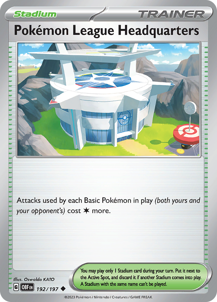 Pokemon League Headquarters (192/197) [Scarlet & Violet: Obsidian Flames] Pokémon