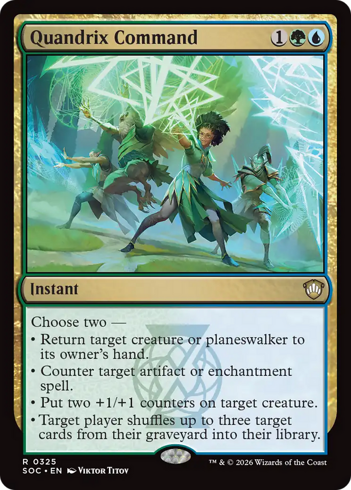 Quandrix Command [Secrets of Strixhaven Commander] Magic: The Gathering