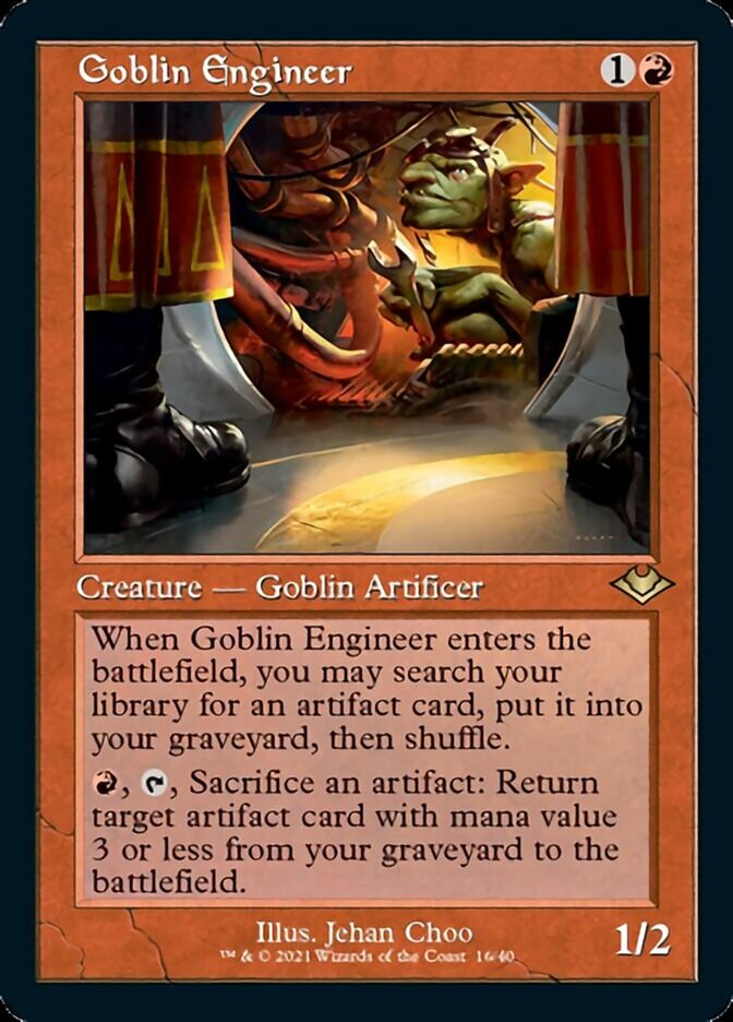 Goblin Engineer (Retro) [Modern Horizons] Magic: The Gathering