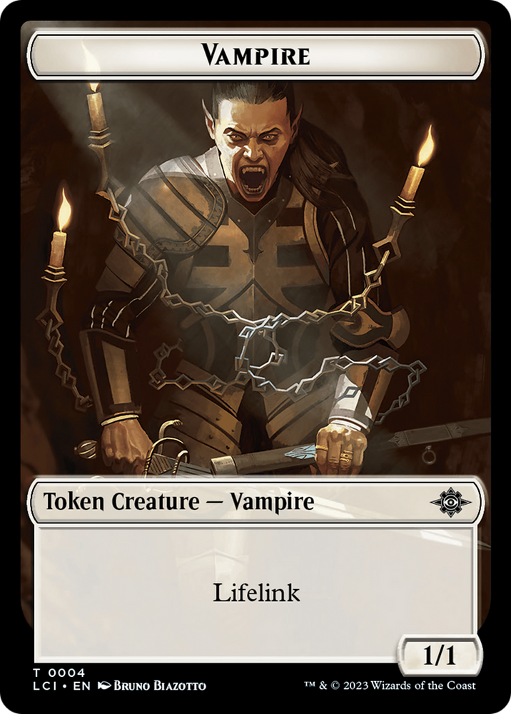 Vampire // Skeleton Pirate Double-Sided Token [The Lost Caverns of Ixalan Tokens] Magic: The Gathering