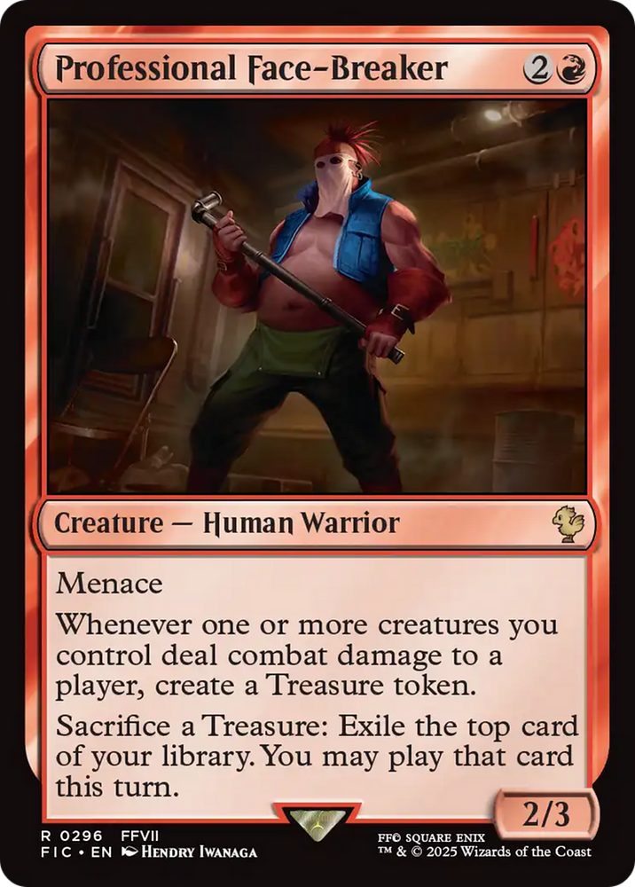 Professional Face-Breaker [FINAL FANTASY Commander] Magic: The Gathering