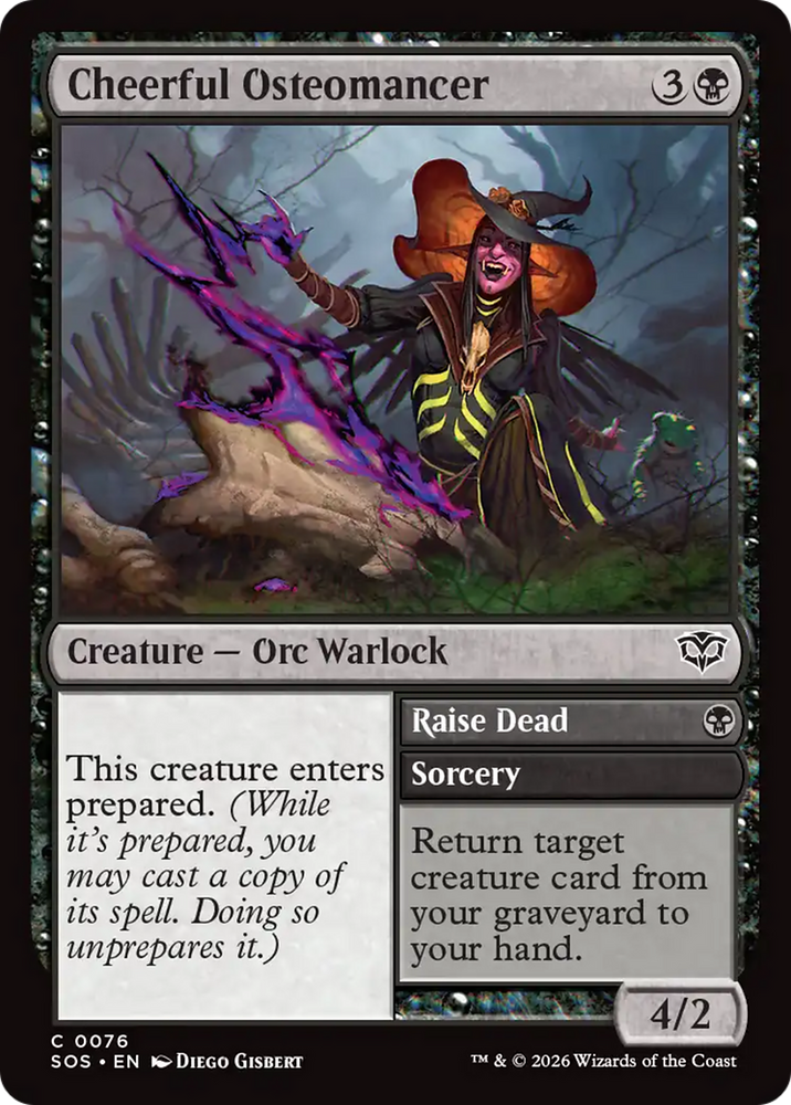Cheerful Osteomancer [Secrets of Strixhaven] Magic: The Gathering