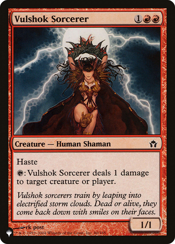 Vulshok Sorcerer [The List] Magic: The Gathering