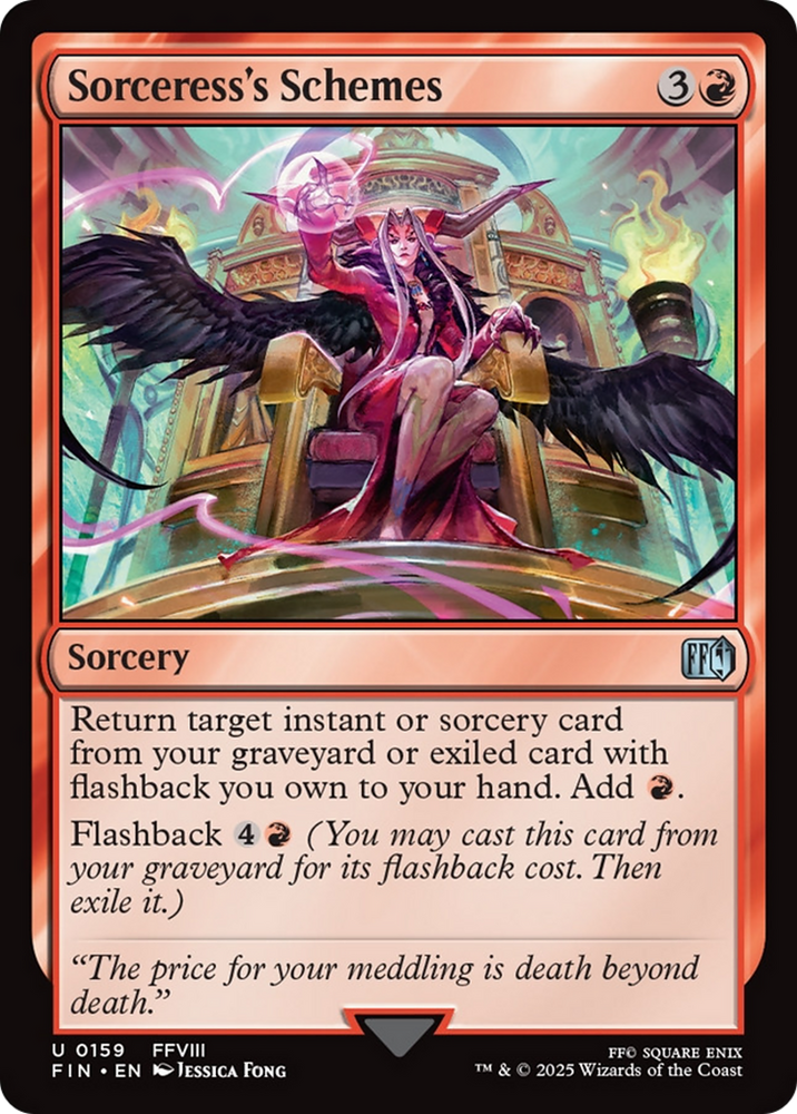 Sorceress's Schemes [FINAL FANTASY] Magic: The Gathering