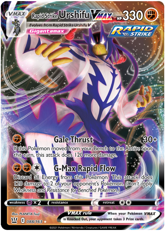 Rapid Strike Urshifu VMAX (088/163) [Sword & Shield: Battle Styles] Pokémon