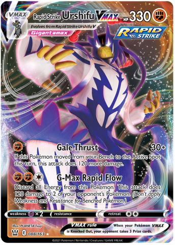 Rapid Strike Urshifu VMAX (088/163) [Sword & Shield: Battle Styles] Pokémon