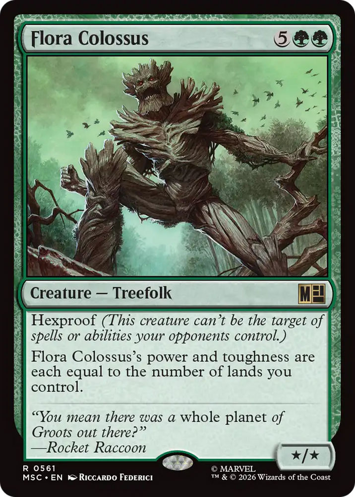 Flora Colossus [Marvel Super Heroes Commander] Magic: The Gathering