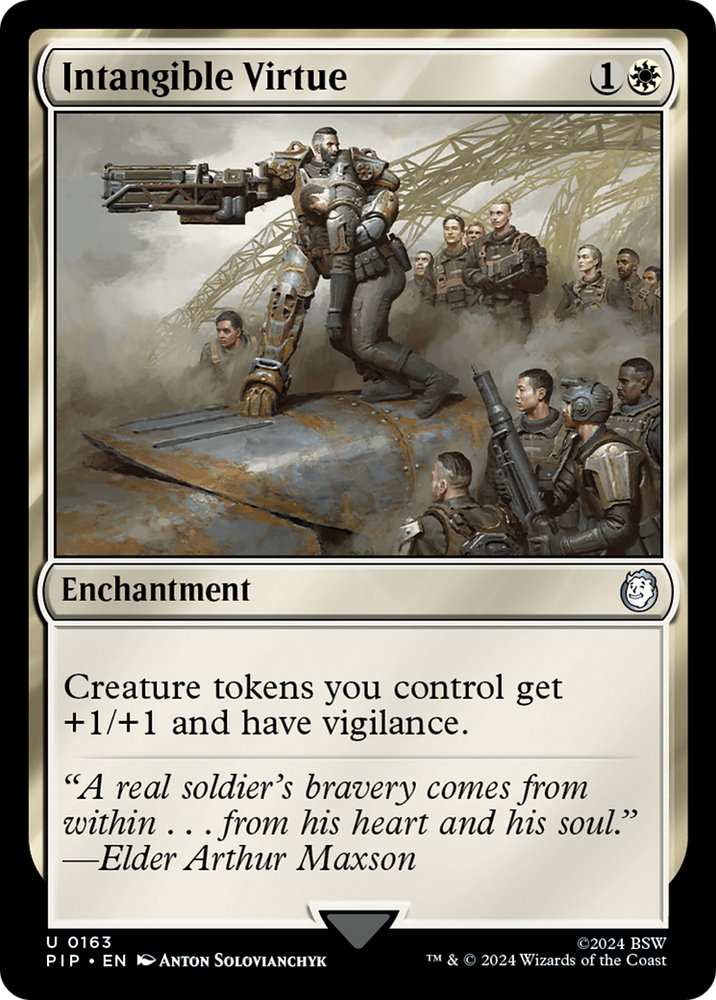 Intangible Virtue [Fallout] Magic: The Gathering