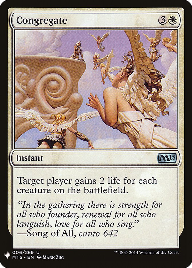 Congregate [Mystery Booster] Magic: The Gathering