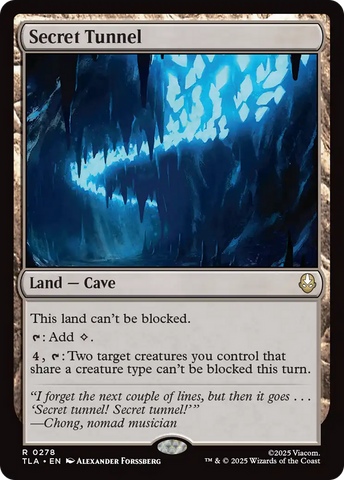 Secret Tunnel [Avatar: The Last Airbender] Magic: The Gathering