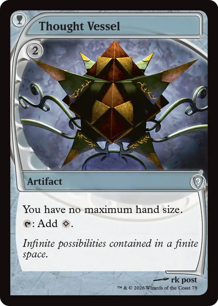 Thought Vessel (Future Sight) [Mystery Booster: Commander Edition] Magic: The Gathering