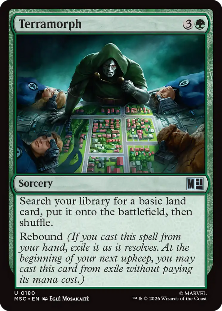 Terramorph (Surge Foil) [Marvel Super Heroes Commander] Magic: The Gathering