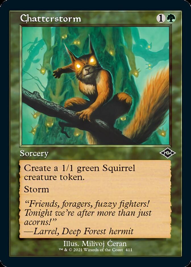 Chatterstorm (Retro Foil Etched) [Modern Horizons 2] Magic: The Gathering