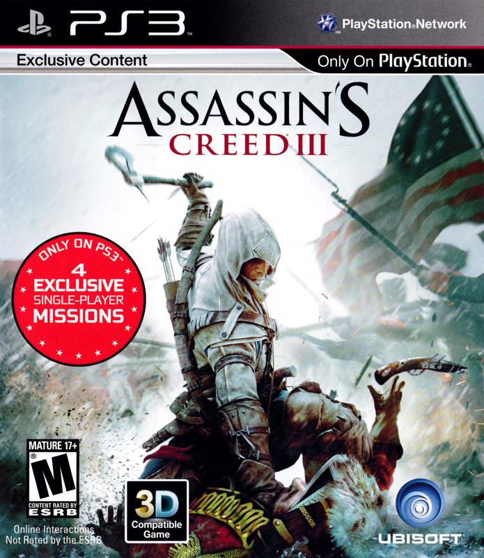 Assassin's Creed III - (Item, Box, and Manual) VG