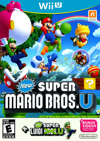New Super Mario Bros. U + New Super Luigi U - Item, Box, and Manual (Wii U) VG