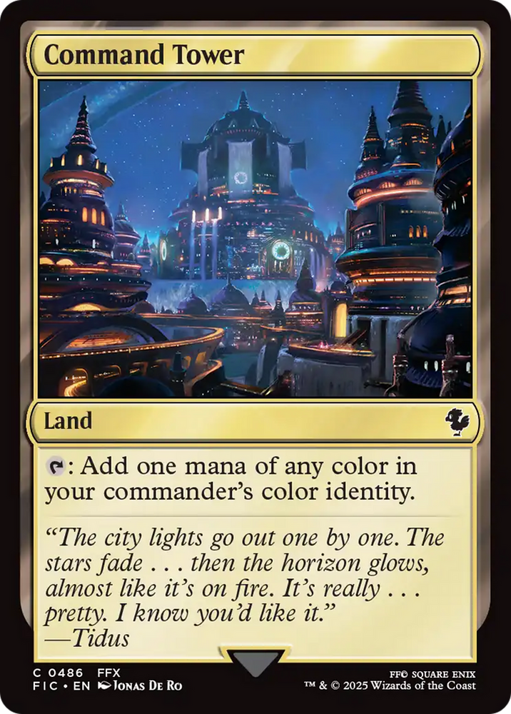 Command Tower (0486) [FINAL FANTASY Commander] Magic: The Gathering