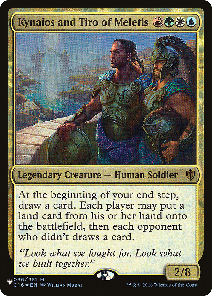 Kynaios and Tiro of Meletis [The List] Magic: The Gathering