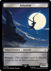Assassin // Emblem - The Capitoline Triad Double-Sided Token [Assassin's Creed Tokens] Magic: The Gathering