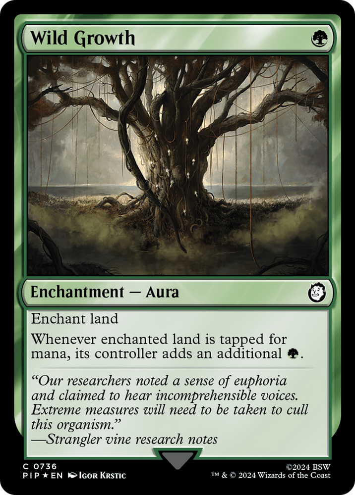 Wild Growth (Surge Foil) [Fallout] Magic: The Gathering