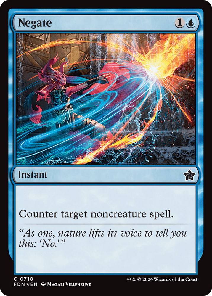 Negate [Foundations] Magic: The Gathering