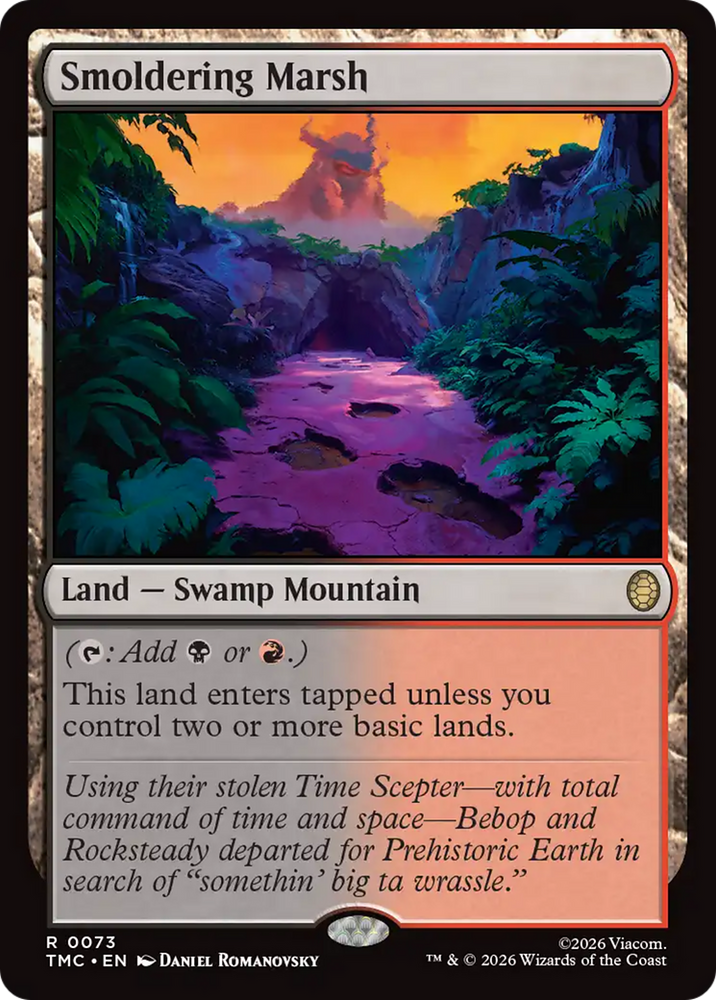 Smoldering Marsh [Teenage Mutant Ninja Turtles Commander] Magic: The Gathering