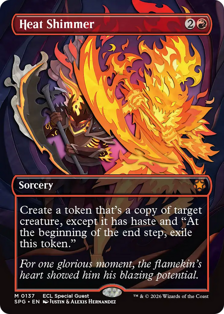Heat Shimmer (Borderless) [Lorwyn Eclipsed Special Guests] Magic: The Gathering