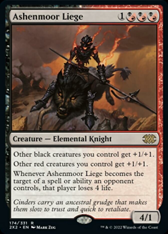 Ashenmoor Liege [Double Masters 2022] Magic: The Gathering