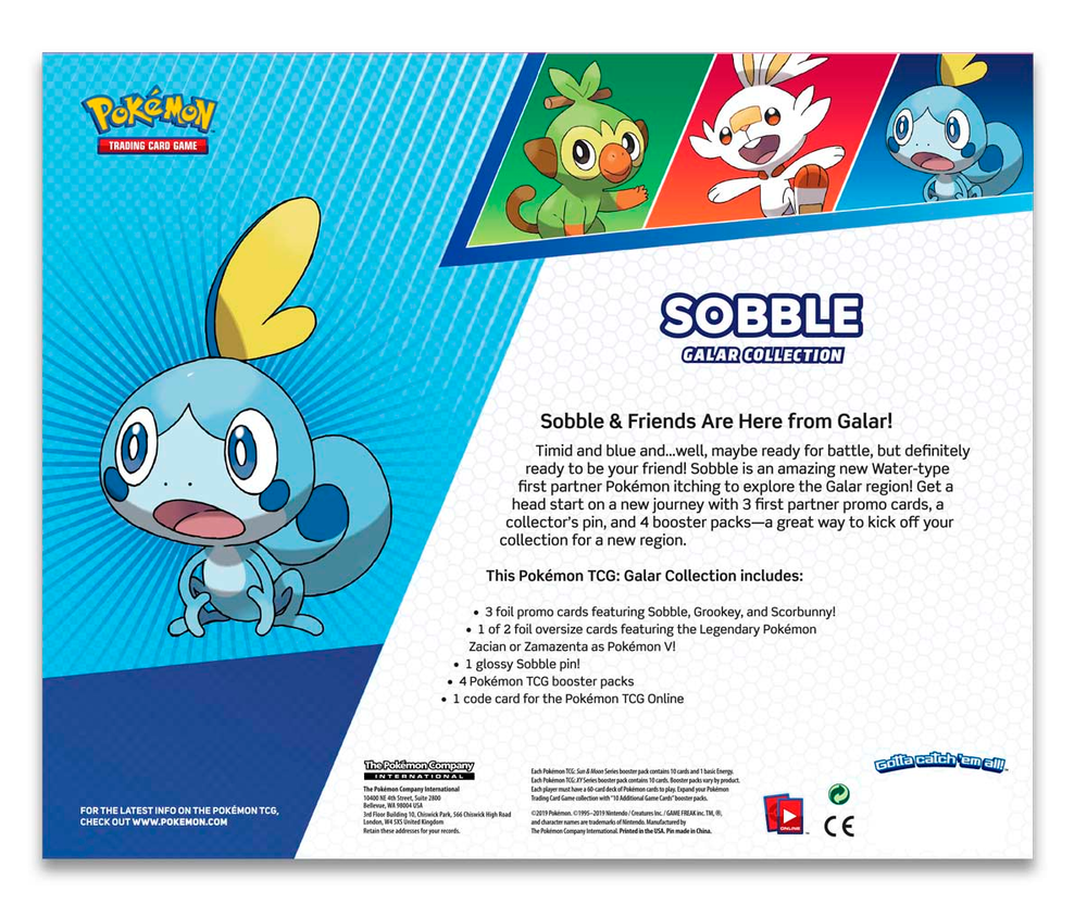 Galar Collection (Sobble/Zacian) Pokémon