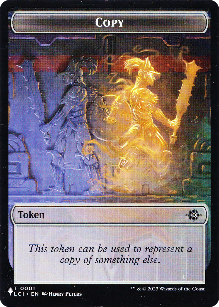 Clue // Copy Double-Sided Token [The List] Magic: The Gathering