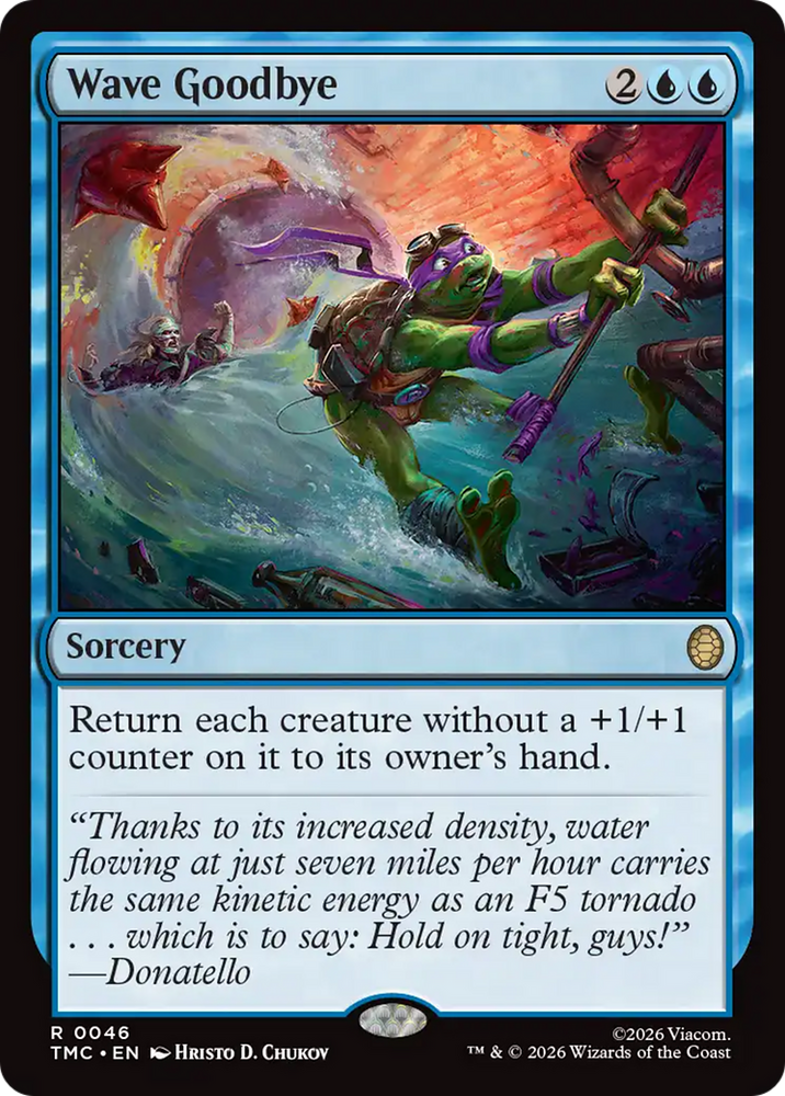 Wave Goodbye [Teenage Mutant Ninja Turtles Commander] Magic: The Gathering