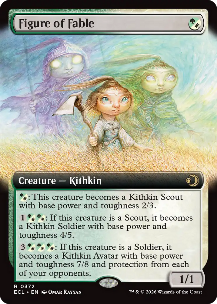 Figure of Fable (Extended Art) [Lorwyn Eclipsed] Magic: The Gathering