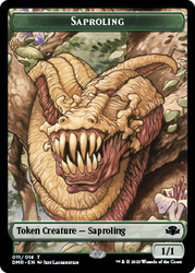 Goblin // Saproling Double-Sided Token [Dominaria Remastered Tokens] Magic: The Gathering