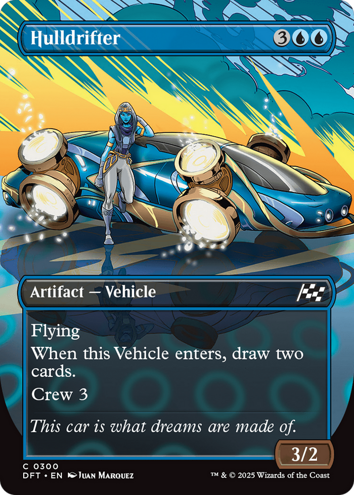 Hulldrifter (Borderless) [Aetherdrift] Magic: The Gathering