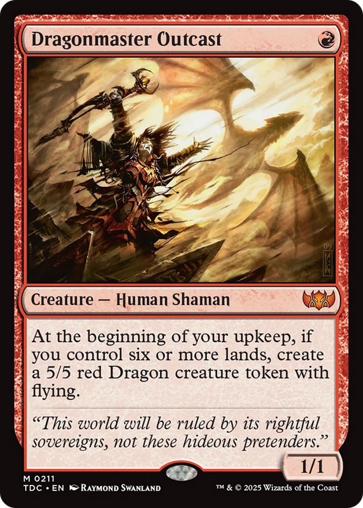 Dragonmaster Outcast [Tarkir: Dragonstorm Commander] Magic: The Gathering