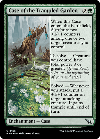 Case of the Trampled Garden [Murders at Karlov Manor] Magic: The Gathering