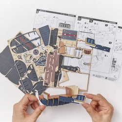 Wa-gu-mi One Piece Saber of Xebec Model Wooden 3D Puzzles