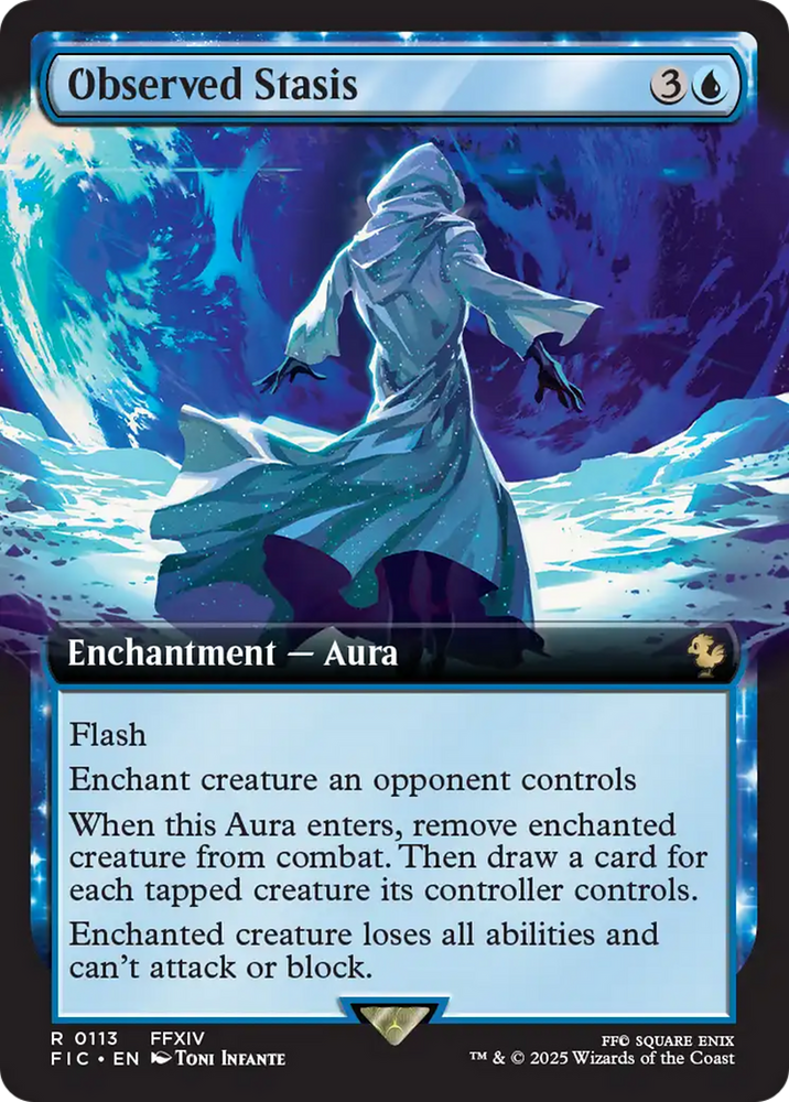 Observed Stasis (Extended Art) [FINAL FANTASY Commander] Magic: The Gathering
