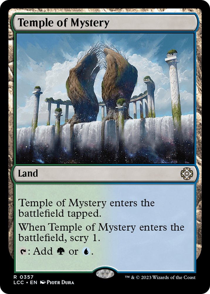 Temple of Mystery [The Lost Caverns of Ixalan Commander] Magic: The Gathering